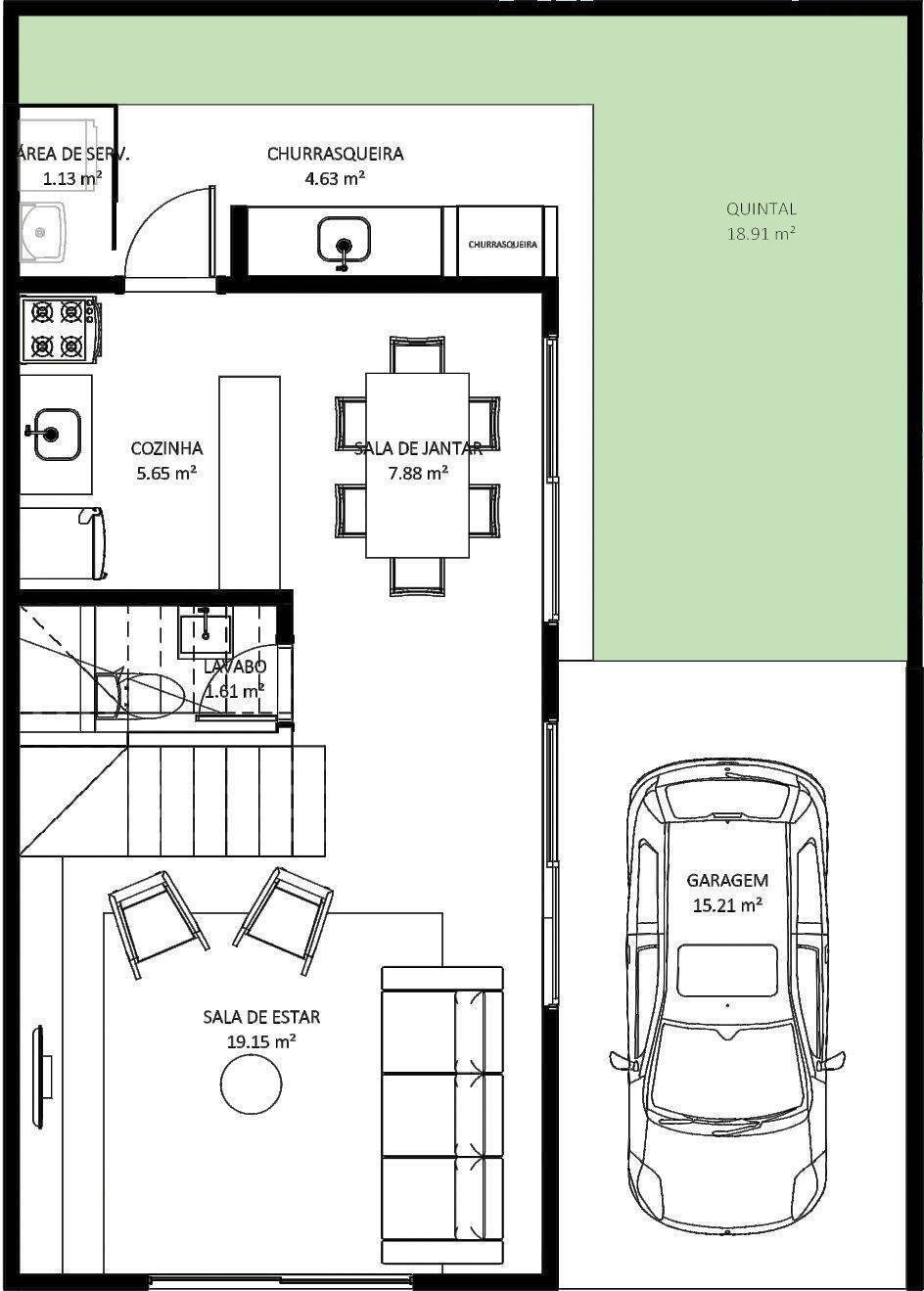Casa, 3 quartos, 140 m² - Foto 17