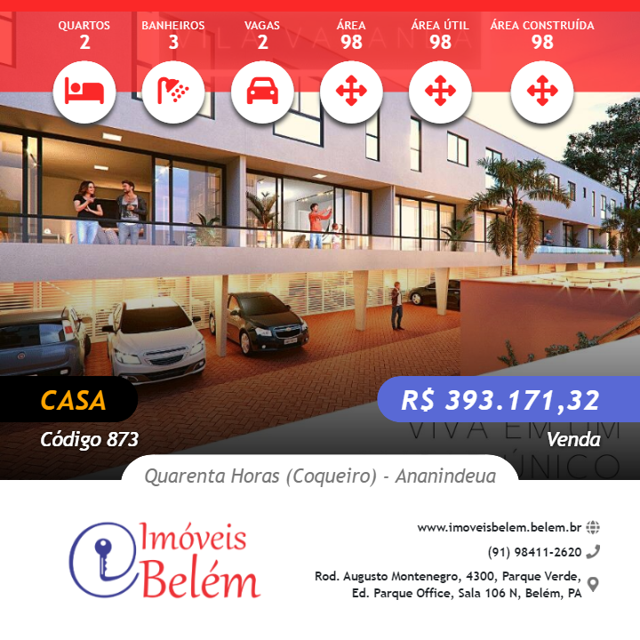 Casa, 2 quartos, 98 m² - Foto 2