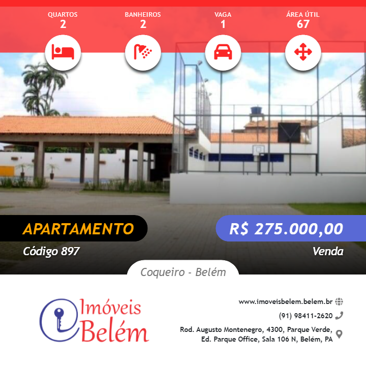 Apartamento, 2 quartos, 67 m² - Foto 1