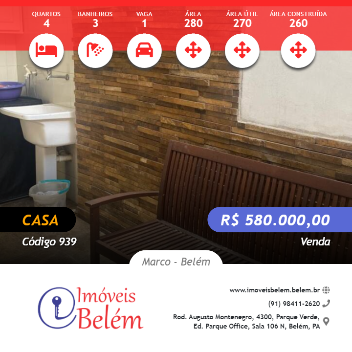 Casa, 4 quartos, 270 m² - Foto 1