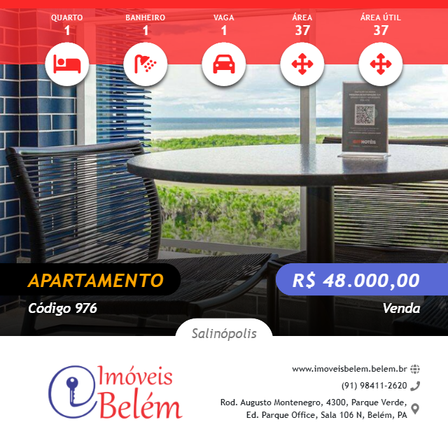 Apartamento, 1 quarto, 37 m² - Foto 1