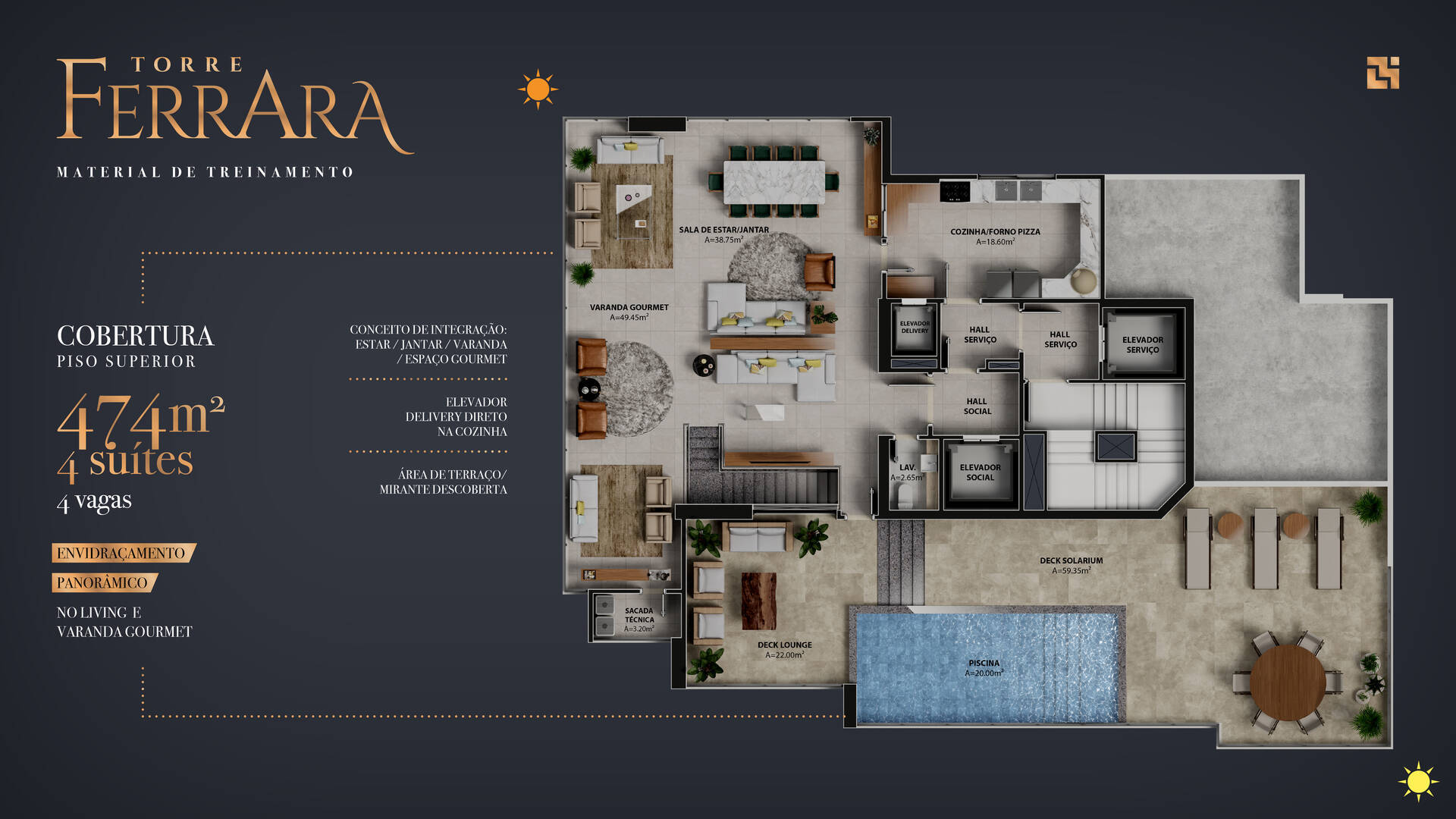 Apartamento, 4 quartos, 260 m² - Foto 3