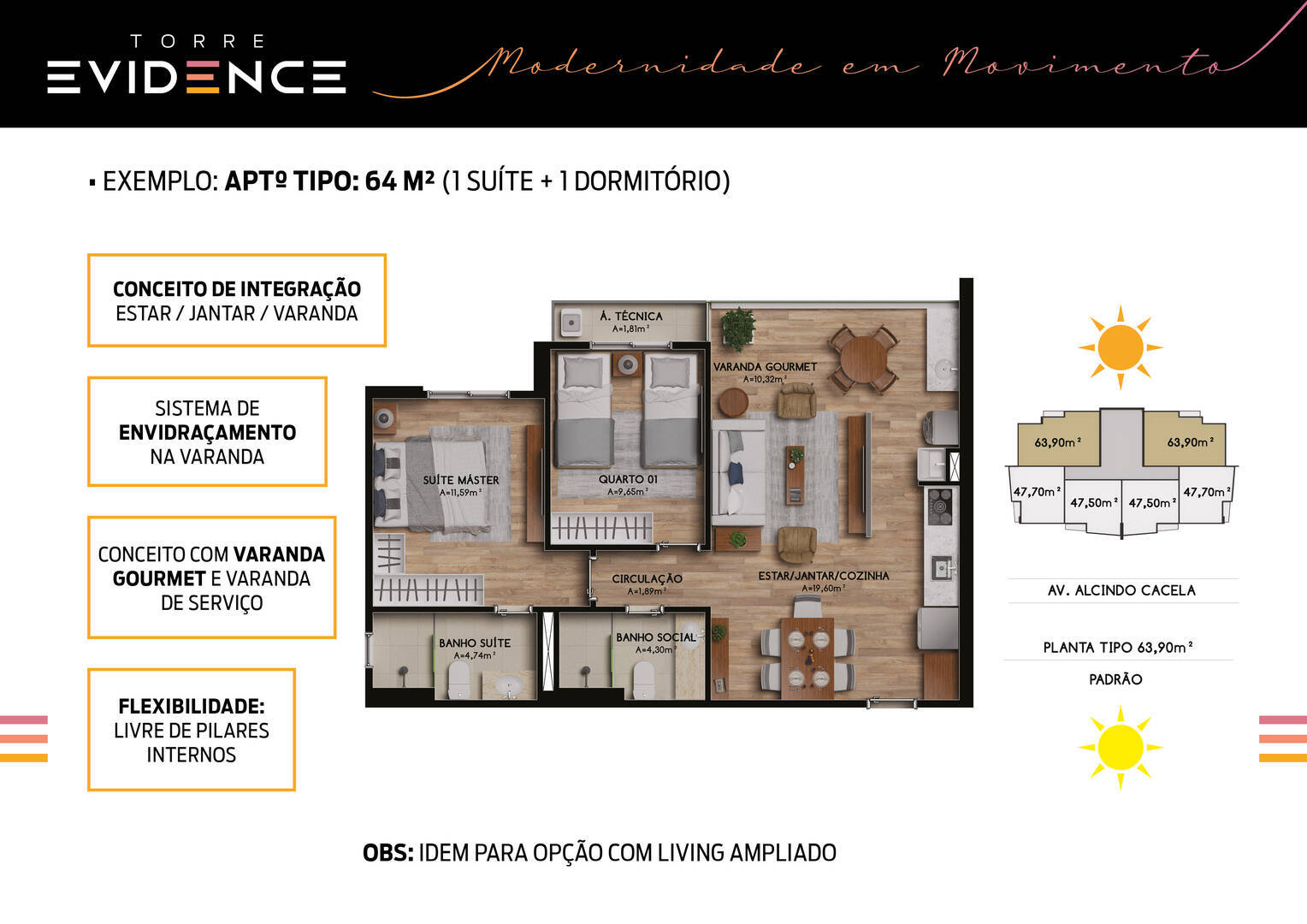 Apartamento, 3 quartos, 94 m² - Foto 8