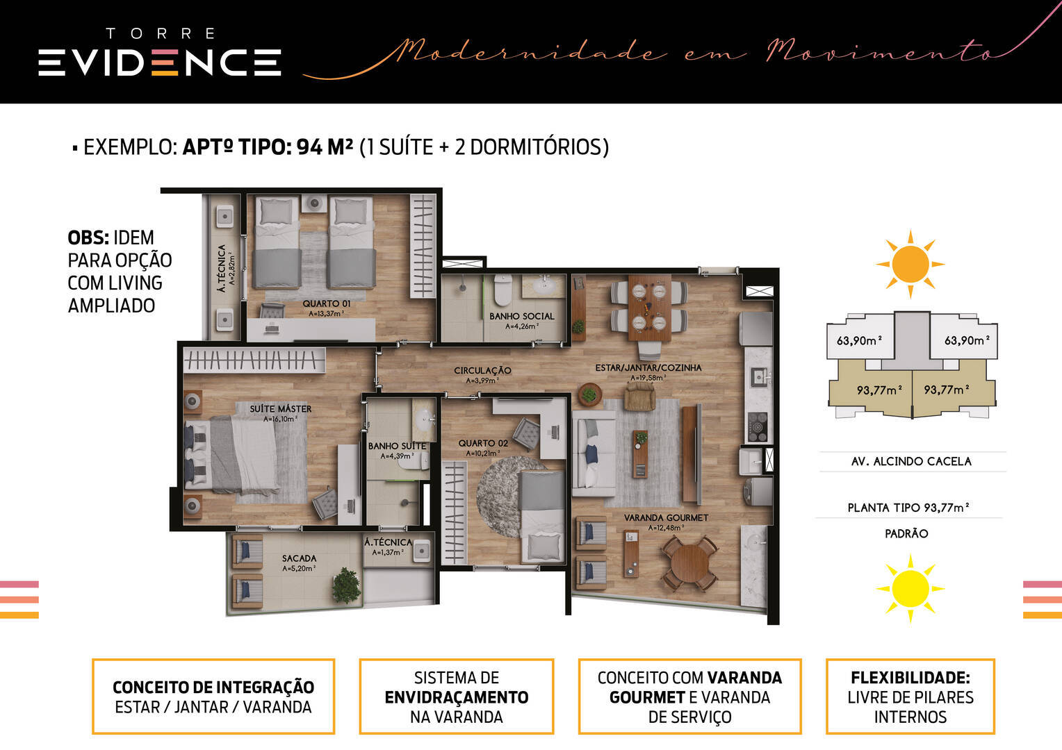 Apartamento, 3 quartos, 94 m² - Foto 10