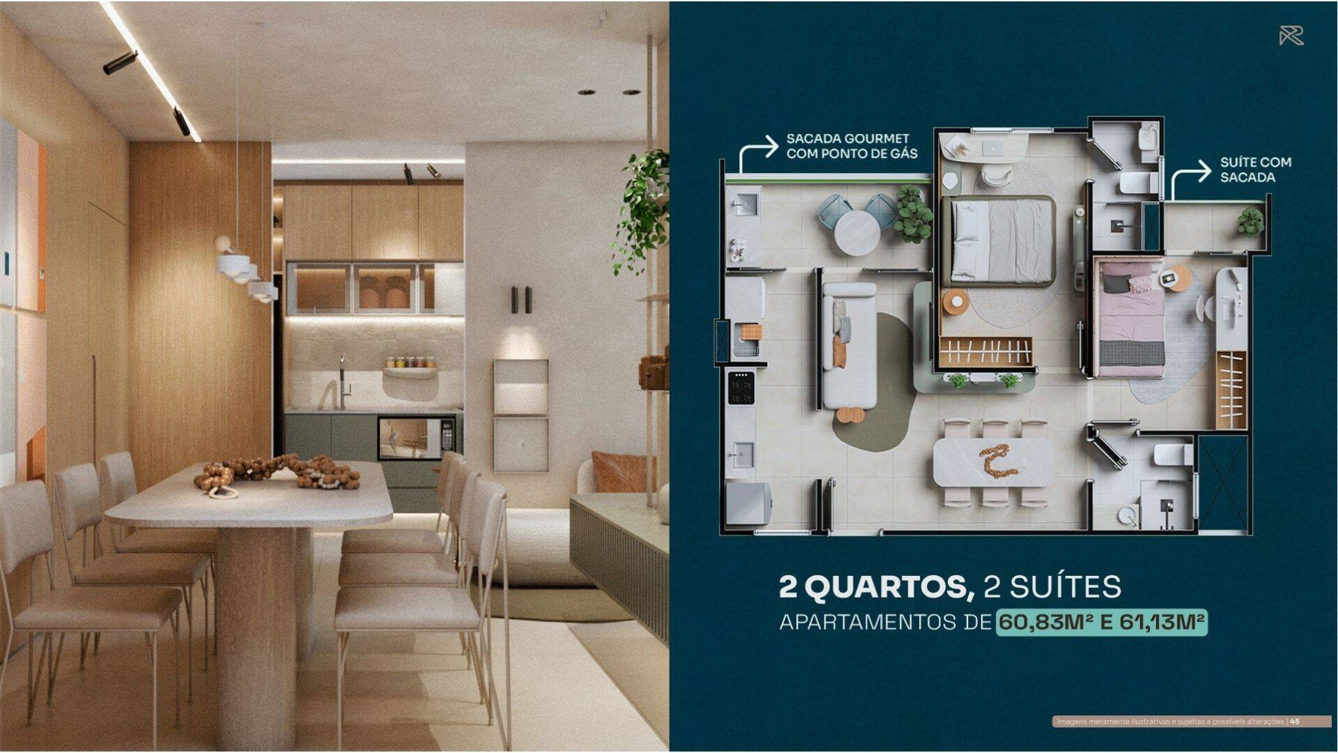 Apartamento, 2 quartos, 60 m² - Foto 12