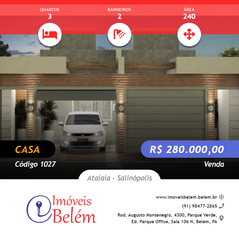 Casa, 3 quartos, 240 m² - Foto 1