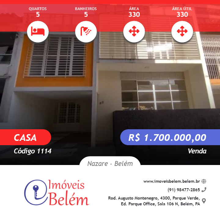 Casa, 5 quartos, 330 m² - Foto 1