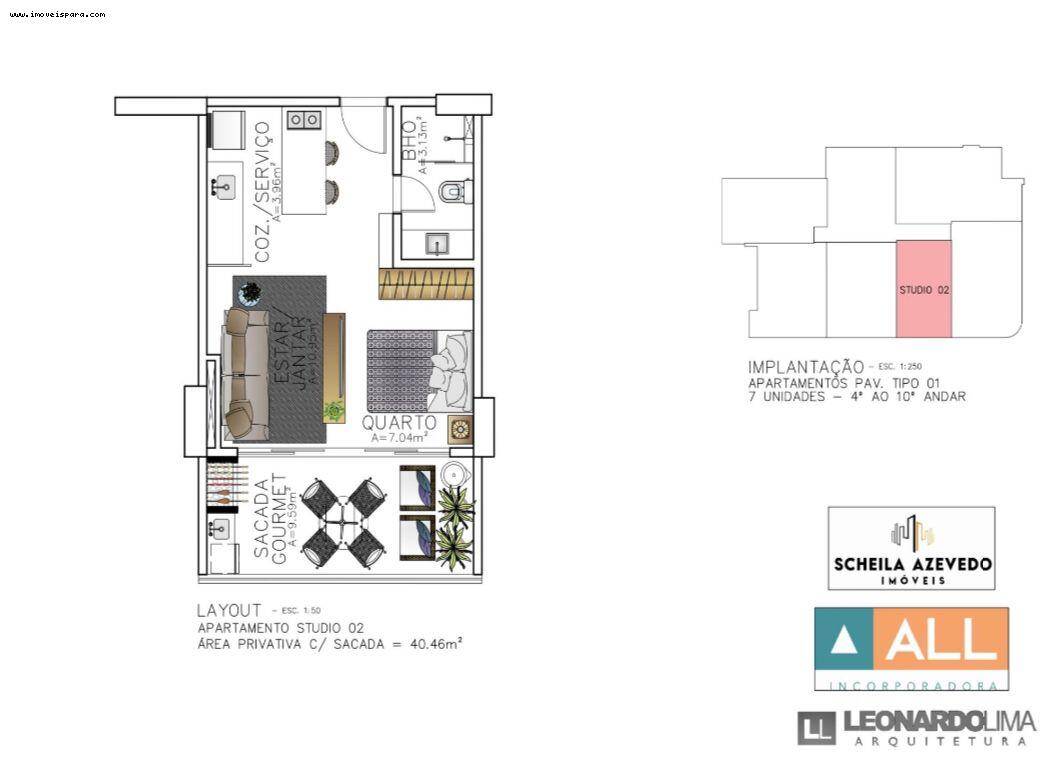 Apartamento, 1 quarto, 40 m² - Foto 19