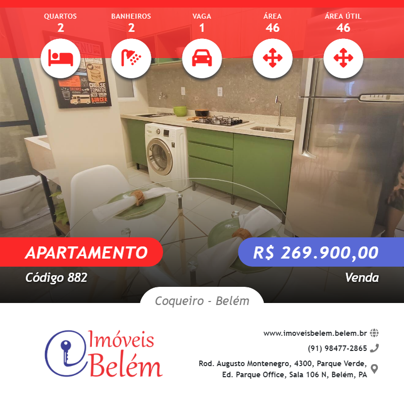 Apartamento, 2 quartos, 46 m² - Foto 1