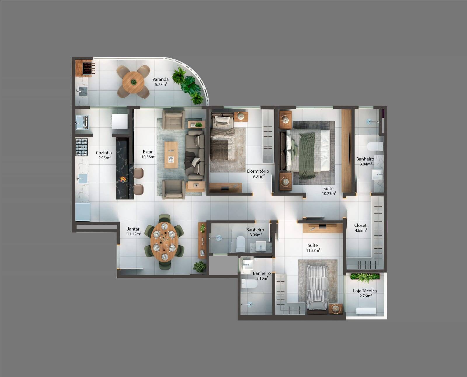 Apartamento, 3 quartos - Foto 17