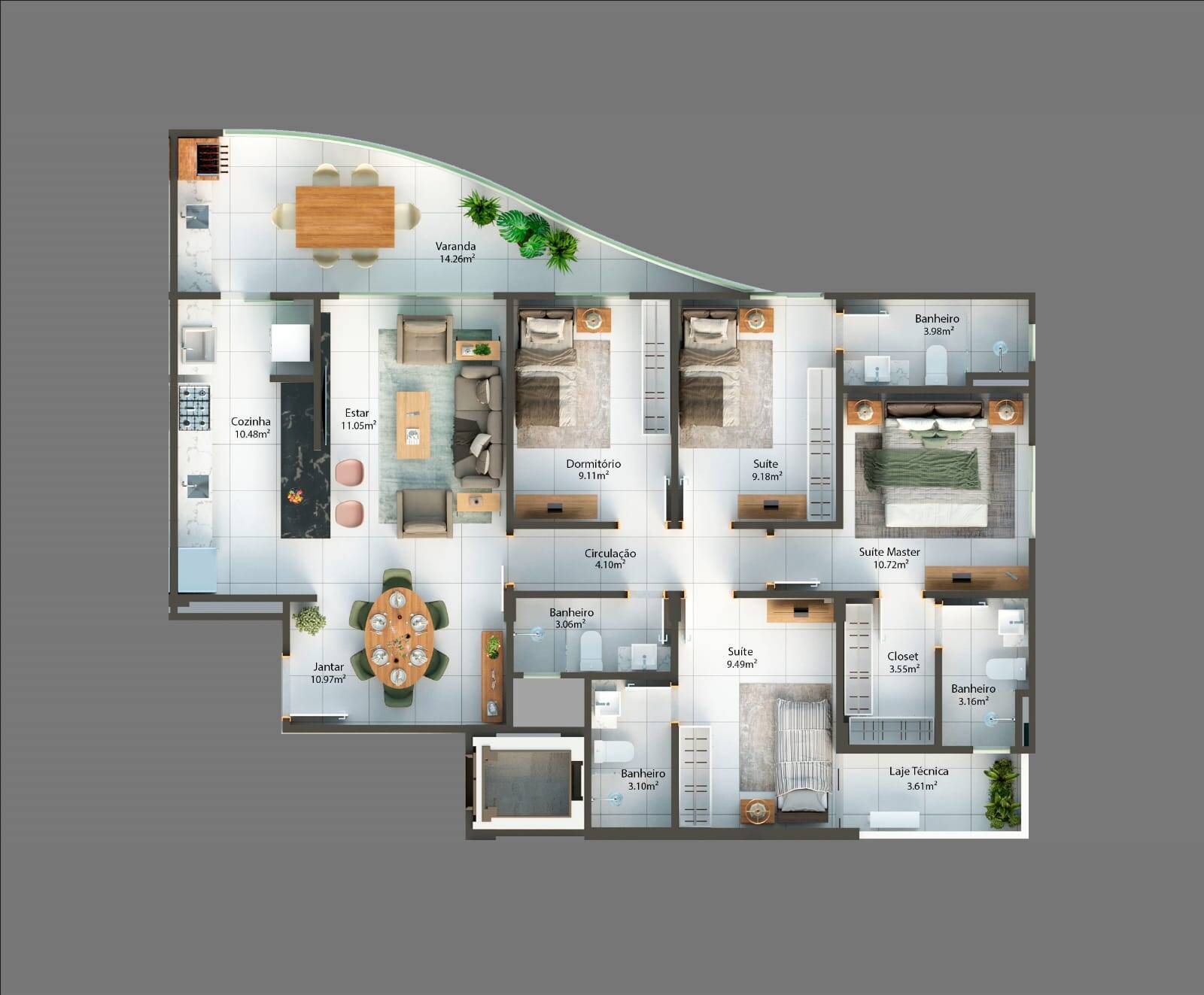 Apartamento, 3 quartos - Foto 18