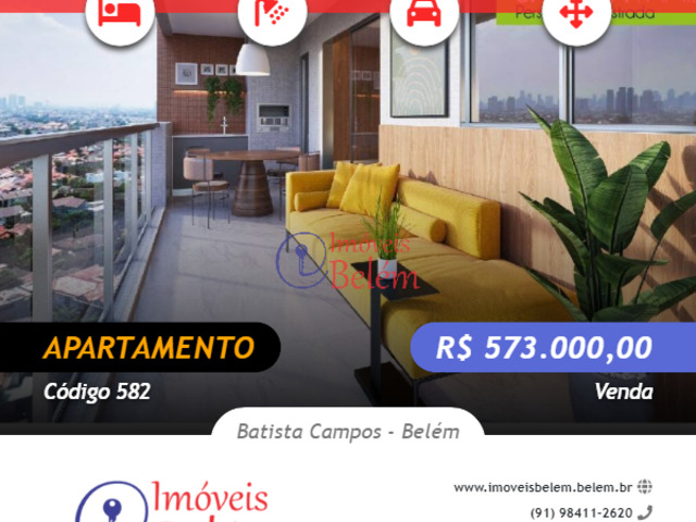 #582 - Apartamento para Venda em Belém - PA - 1