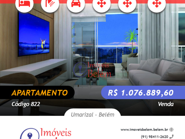 #822 - Apartamento para Venda em Belém - PA - 1