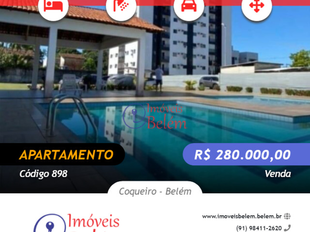 #898 - Apartamento para Venda em Belém - PA - 1