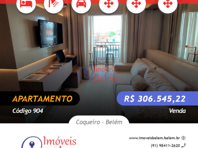 #904 - Apartamento para Venda em Belém - PA