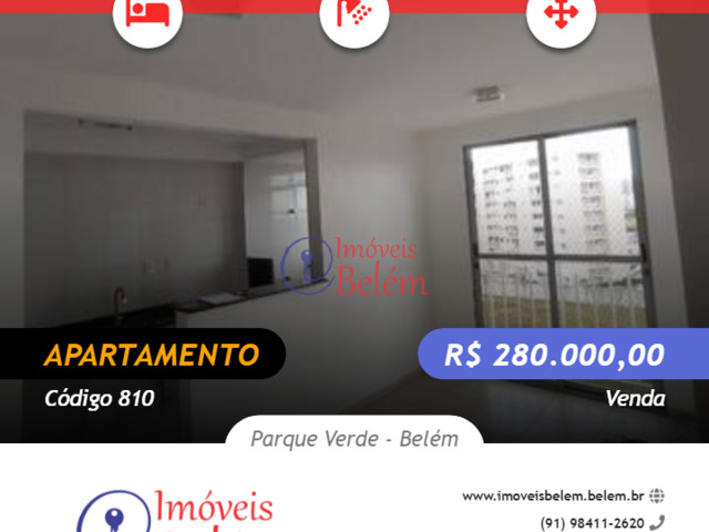 #810 - Apartamento para Venda em Belém - PA