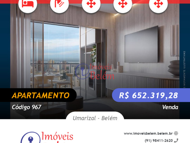 #967 - Apartamento para Venda em Belém - PA - 1