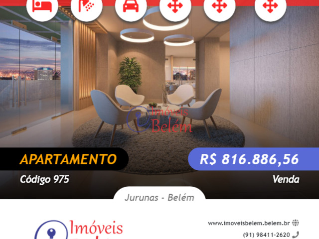 #975 - Apartamento para Venda em Belém - PA - 1