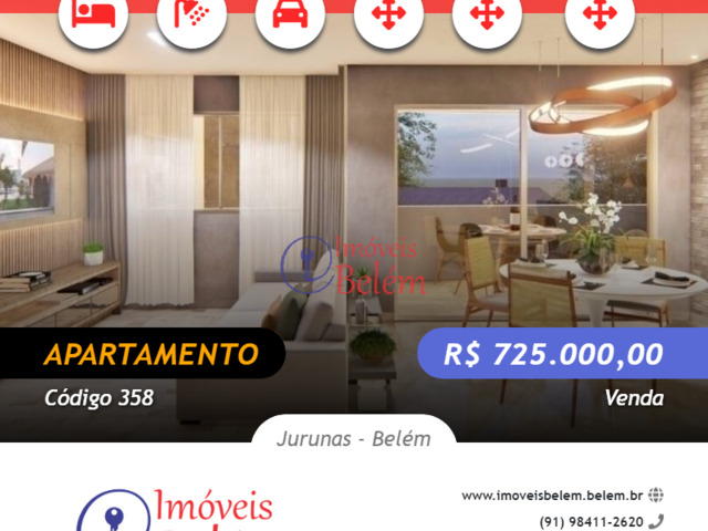 #1000 - Apartamento para Venda em Belém - PA - 1