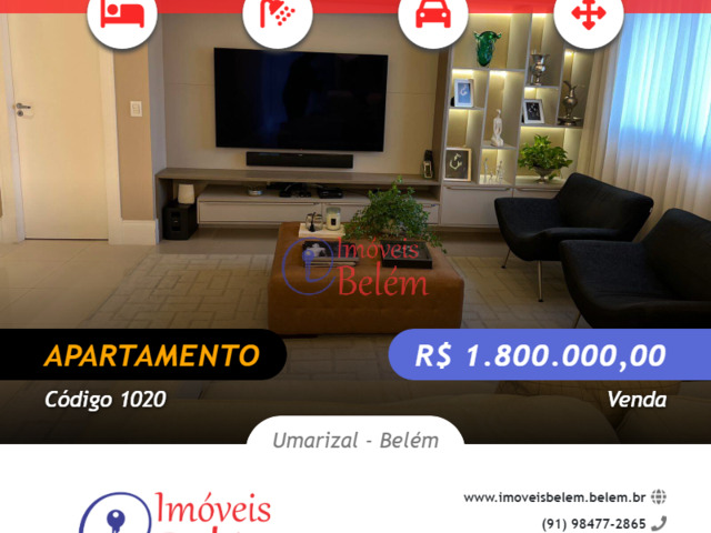 #1020 - Apartamento para Venda em Belém - PA - 1