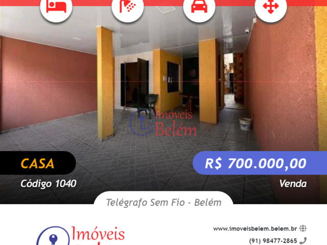 #1040 - Casa para Venda em Belém - PA - 1