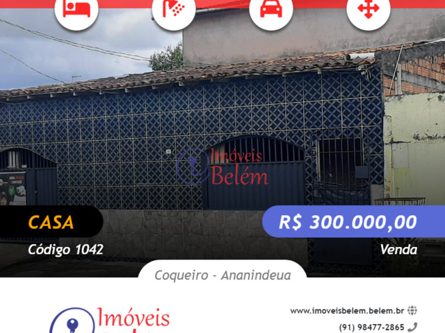 #1042 - Casa para Venda em Ananindeua - PA - 1
