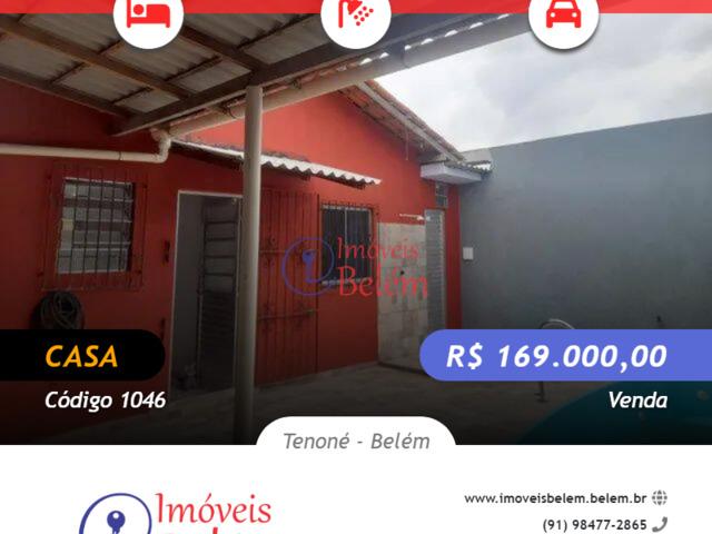 #1046 - Casa para Venda em Belém - PA - 1