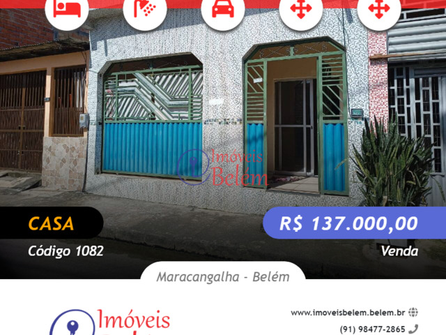 #1082 - Casa para Venda em Belém - PA - 1