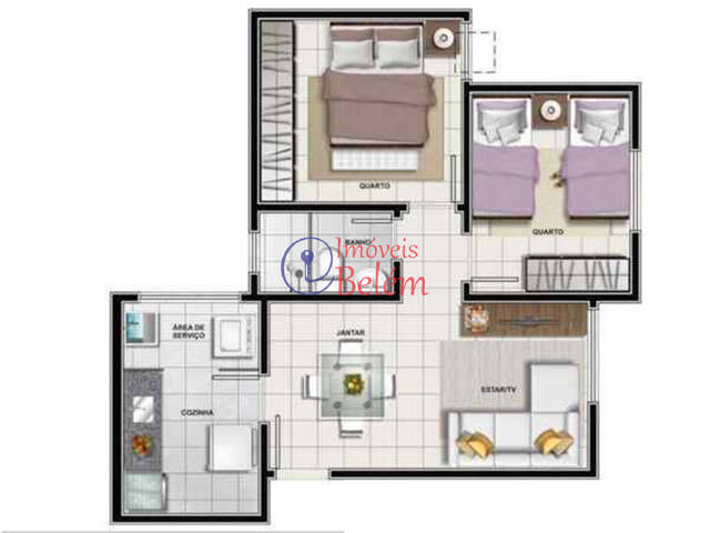 #1251 - Apartamento para Locação em Belém - PA - 1