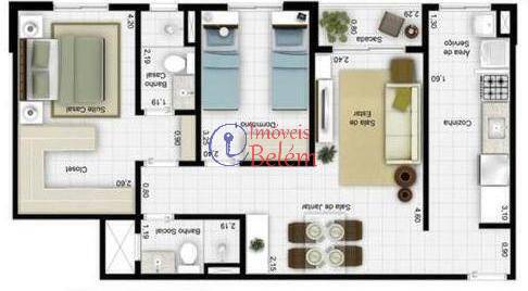 Apartamento, 2 quartos, 60 m² - Foto 23