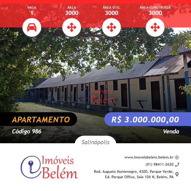 Imóveis Belém Vende pousada em Salinópolis
