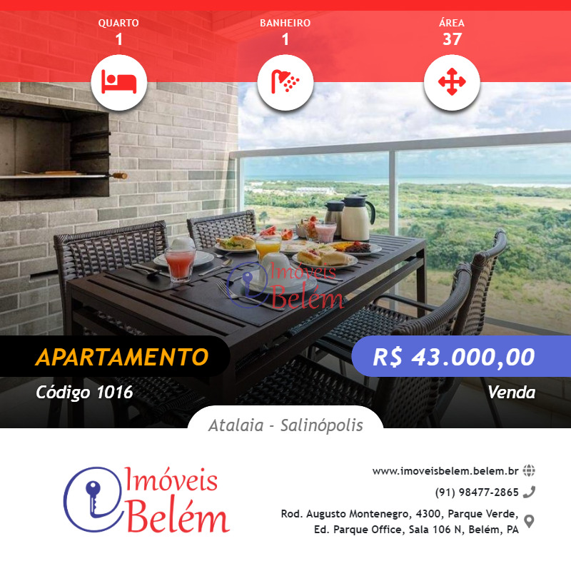Imóveis Belém Vende cota no Salinas Park Resort - Torre Corvina