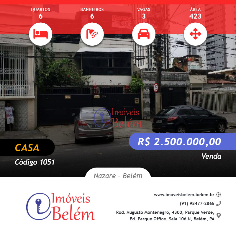 Imoveis Belém vende Casa Na João Balbi