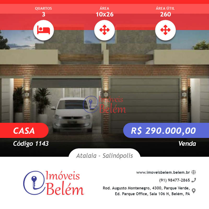 Imóveis Belém vende terreno em Salinópolis