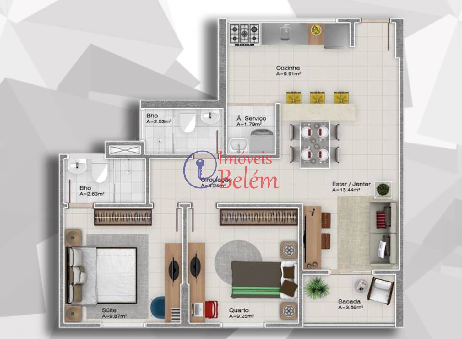 Apartamento, 2 quartos, 67 m² - Foto 13